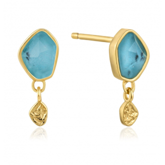 Earrings Mineral Glow Turquoise Drop