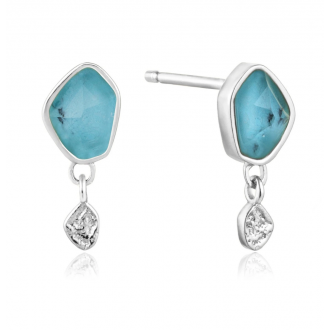 Earrings Mineral Glow Turquoise Drop