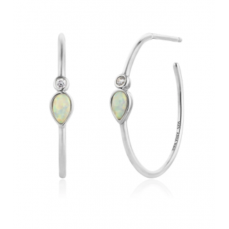 Earrings Mineral Glow Opal Raindrop