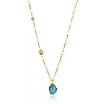 Collier Mineral Glow Turquoise