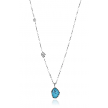 Collier Mineral Glow Turquoise