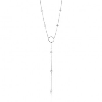 Necklace Modern Circle Y