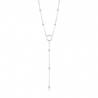 Necklace Modern Circle Y