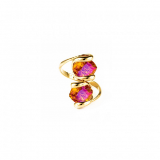 Ajustable Ring Mystic Duo Astral Pink