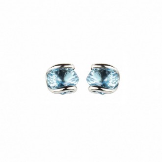Earrings Mystic Duo Aquamarine