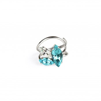 Adjustable Ring Eve Turquoise