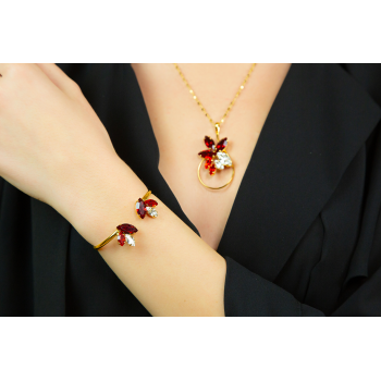 Collier Eve Rosso