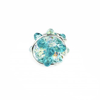 Adjustable Ring Bouquet Turquoise