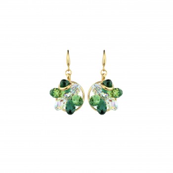 Earrings Bouquet Emerald