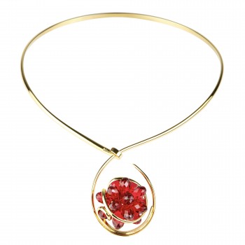 Collier Bouquet Red