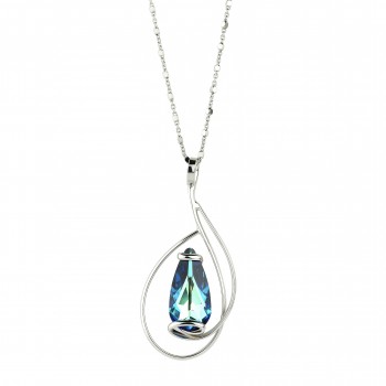 Necklace Elegant Bermuda Blue