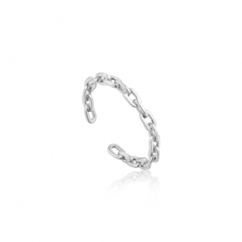 Silver Chain Adjustable Ring