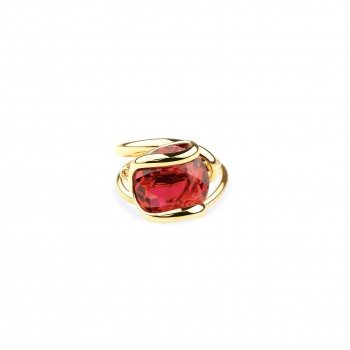 Adjustable Ring Cherry Red