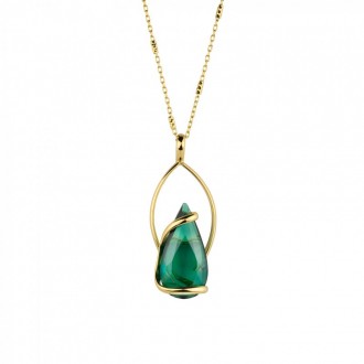 Necklace Florence Emerald Small