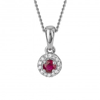 Necklace Caia Ruby