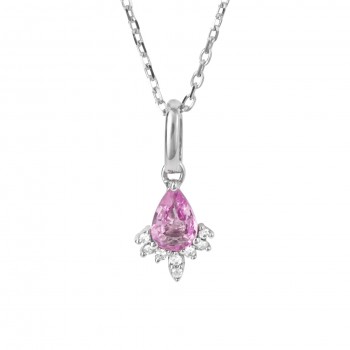Necklace Tiphaine pink...