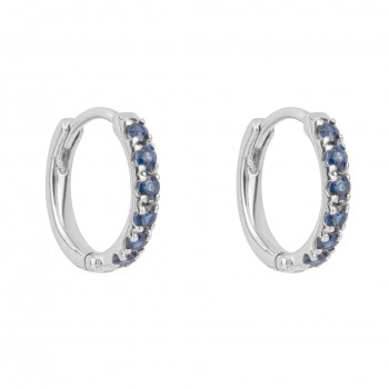 Earrings Regally blue sapphire