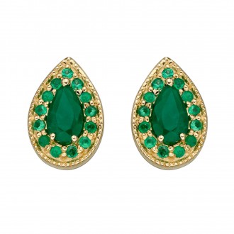 Earrings Eva Emerald