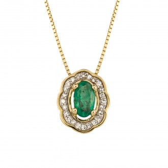 Necklace Reine Emerald