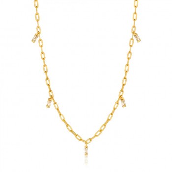 Gold Glow Drop Necklace