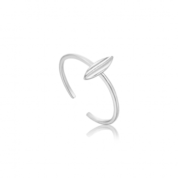 Silver Leaf Adjustable Ring
