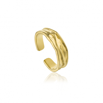 Gold Crush Adjustable Ring