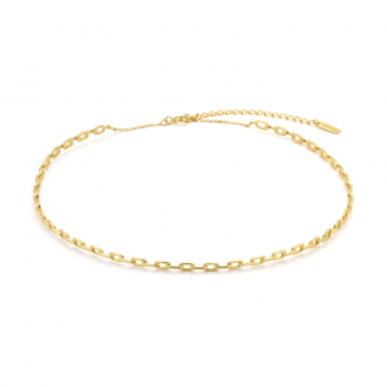 Gold Chain Solid Choker