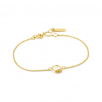Gold Modern Circle Bracelet