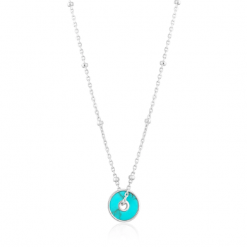Collier Turquoise Disc