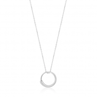 Silver Luxe Circle Necklace