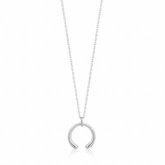 Silver Luxe Curve Necklace