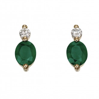 Earrings Paloma Emerald
