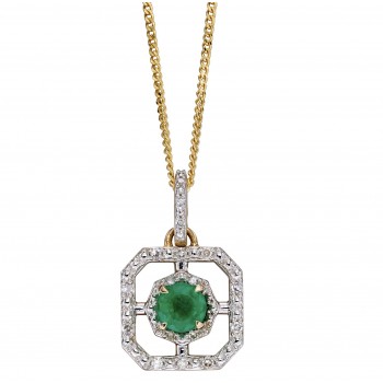 Necklace Théophilia Emerald