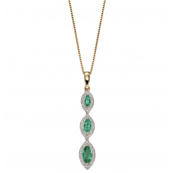 Necklace Lio Emerald